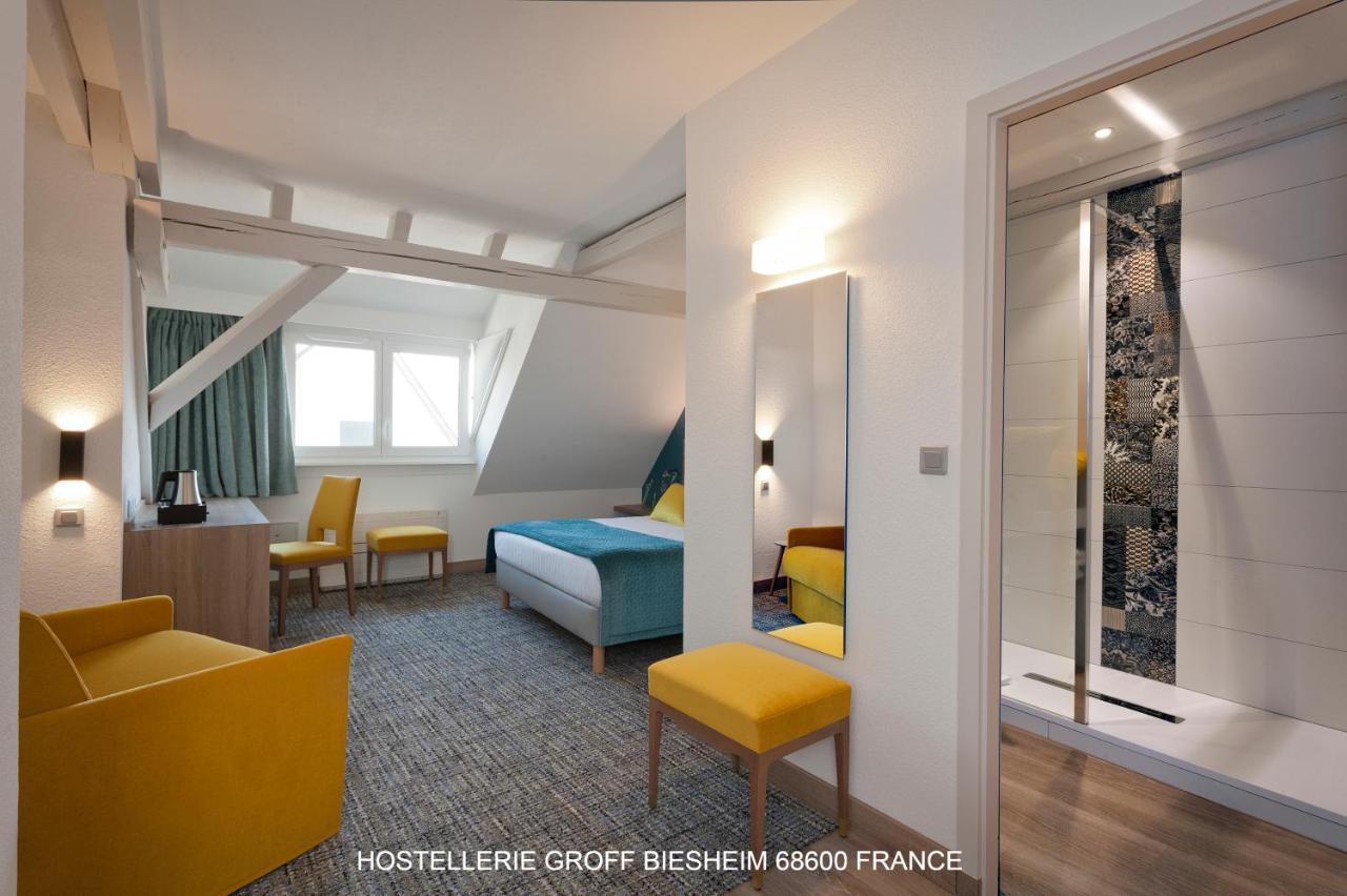 Aux Deux Clefs Hostellerie Groff Бисайм Экстерьер фото