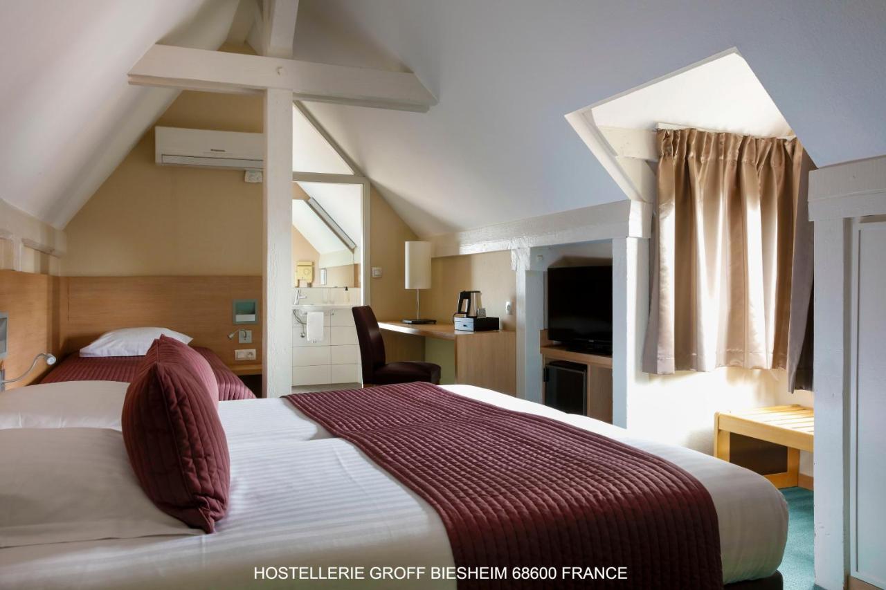 Aux Deux Clefs Hostellerie Groff Бисайм Экстерьер фото